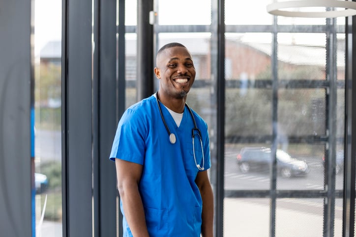Per diem nurse smiling Per diem nurse smiling
